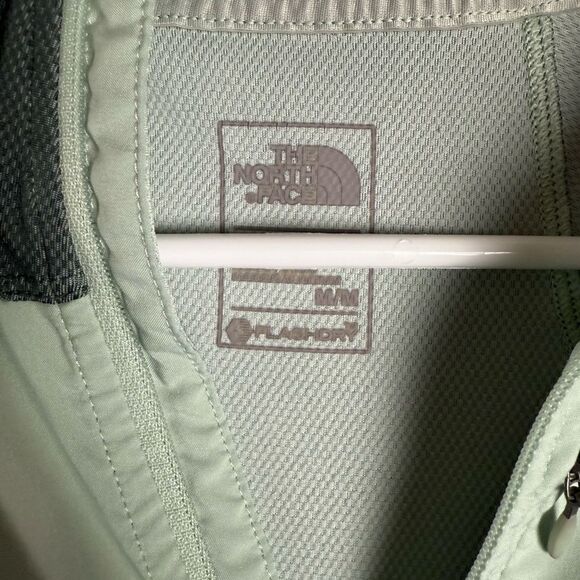 The North Face FlashDry 1/4 Zip Jacket Women's Medium Green Athleisure Running - Picture 3 of 7